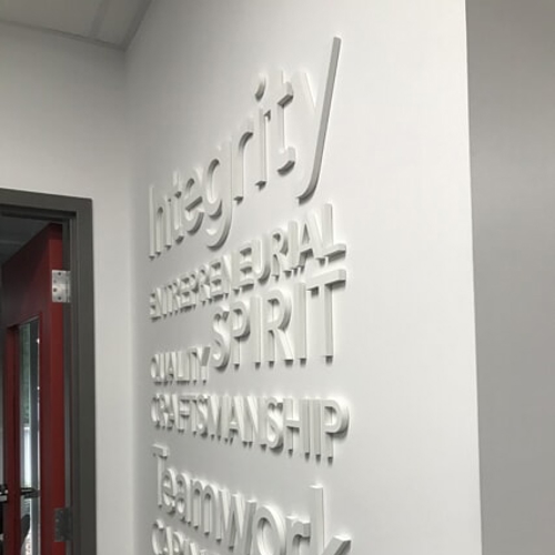 Dimensional Lettering
